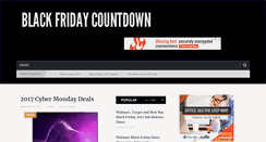 Desktop Screenshot of blackfridaycountdown.net